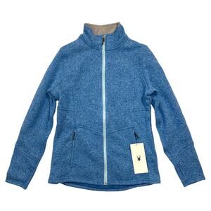 Spyder Soar Full Zip Fleece Jacket Women’s Large Blue NWT